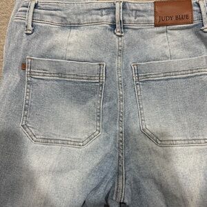 Judy Blue Light Wash Patch Pocket Skinny Jeans - Size 7/28 - JB88691 LT